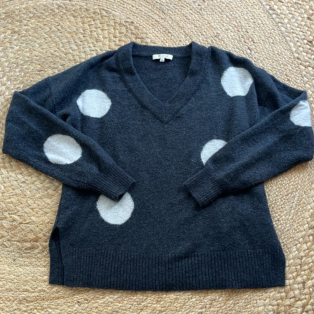 Madewell V-Neck Sweater, XS
